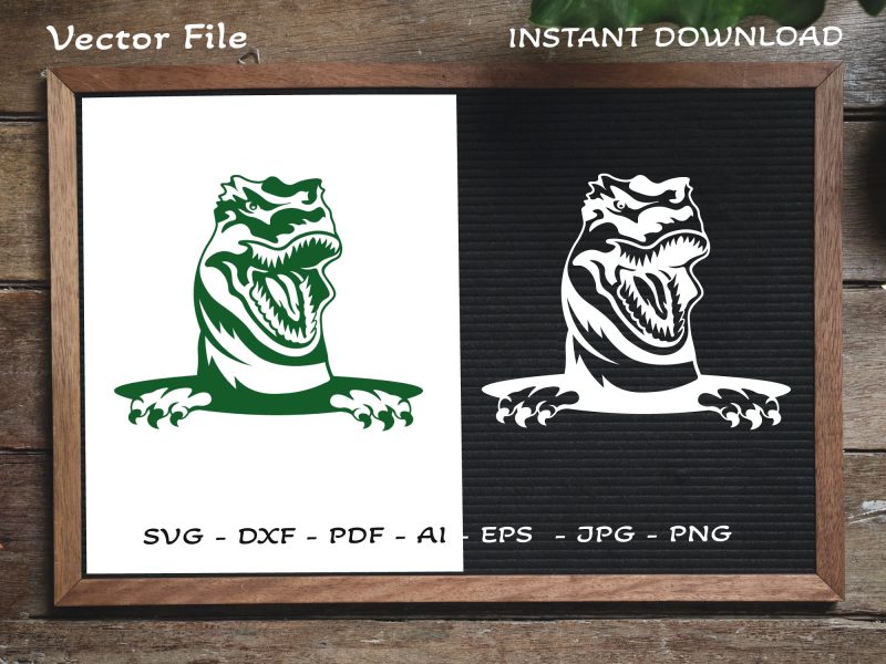 Dinosaur Face SVG, Dinosaur SVG, Dino SVG, Jurassic SVG, Rex SVG