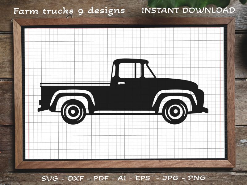 Classic Ford, Chevrolet, Truck SVG, Pickup SVG, Classic Truck SVG, Retro truck SVG, Muscle truck SVG, Vintage truck SVG