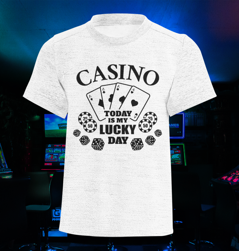 T-shirt Casino Quotes Vector SVG