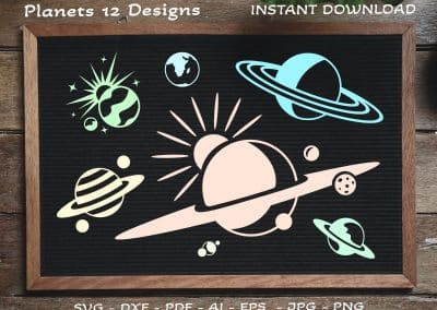 Planet vector design