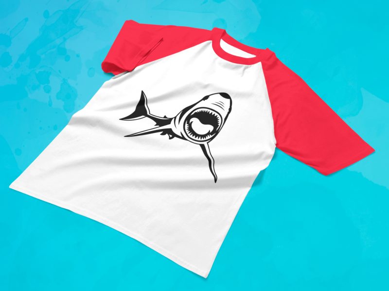 Shark Face SVG