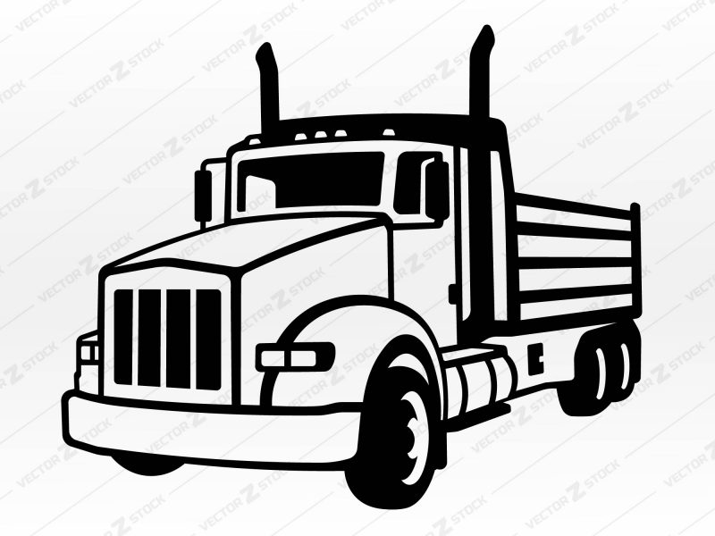 Gravel Truck SVG Vector, Gravel Truck SVG Vector, Truck SVG, Dump truck SVG, Sand Truck SVG