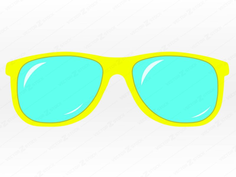 Yellow sunglasses PNG