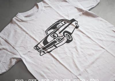 Classic Car SVG t-shirt design