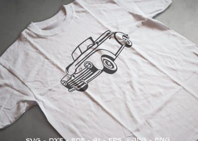 Classic Car SVG t-shirt design