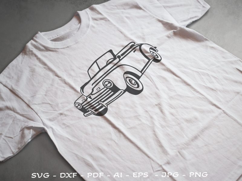 Classic Car SVG t-shirt design