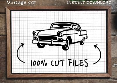 Cut Chevrolet air bell SVG, Vintage car SVG, Old Classic Car SVG, Car SVG, Muscle car SVG, Retro car SVG