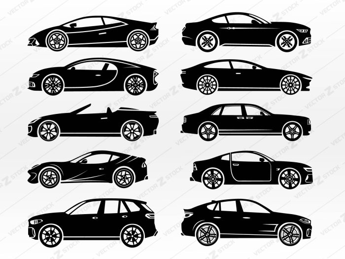 Luxury cars Vector SVG