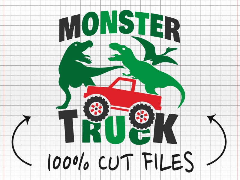 Monster Truck Vector SVG