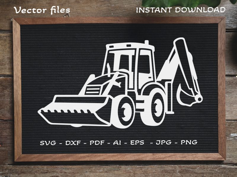 Tractor SVG, Excavator SVG, Buldozer SVG, Farm SVG, Farm Tractor SVG, Construction SVG, Construction machine SVG, Truck SVG