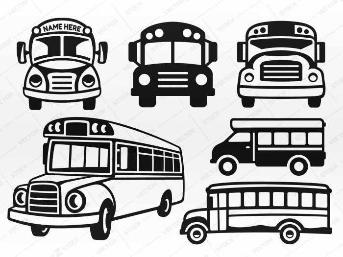 School Bus SVG Vector, Bus SVG, School SVG, Kids SVG, School Bus cut