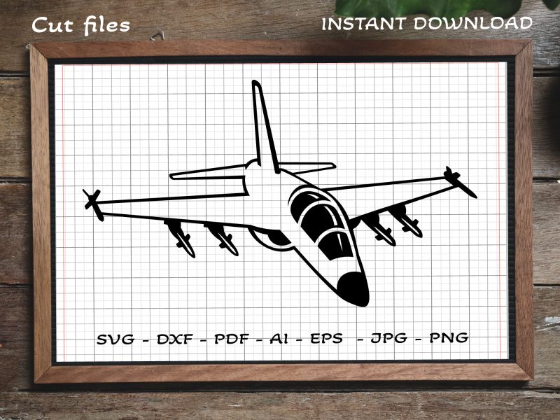Military Plane SVG, Fighter Airplane SVG, Files for Cricut
