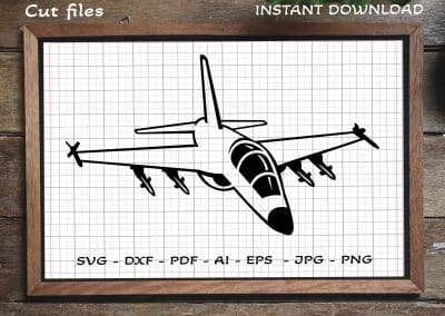 Military Plane SVG, Fighter Airplane SVG, Files for Cricut