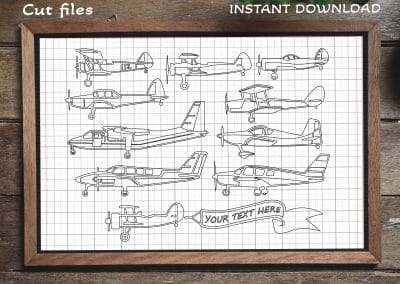 Airplane SVG cut files
