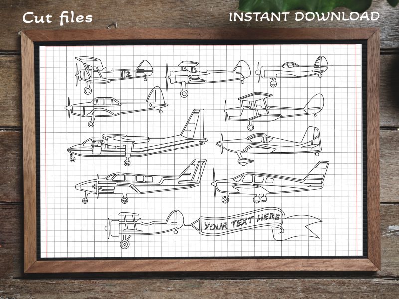 Airplane SVG cut files