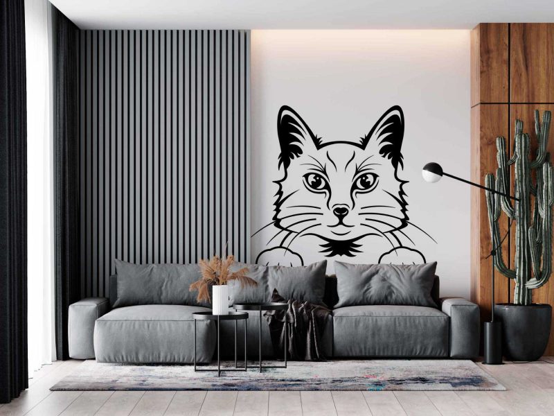 Cat room decor SVG