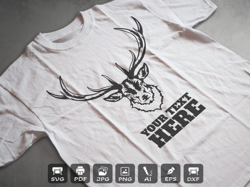 Buck Head t shirt design