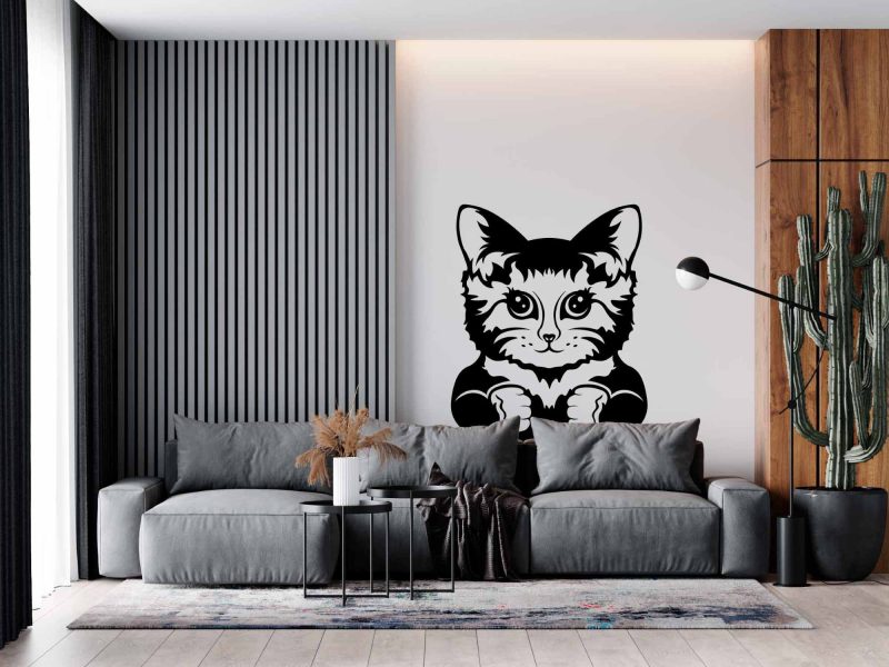 Cat room decor SVG