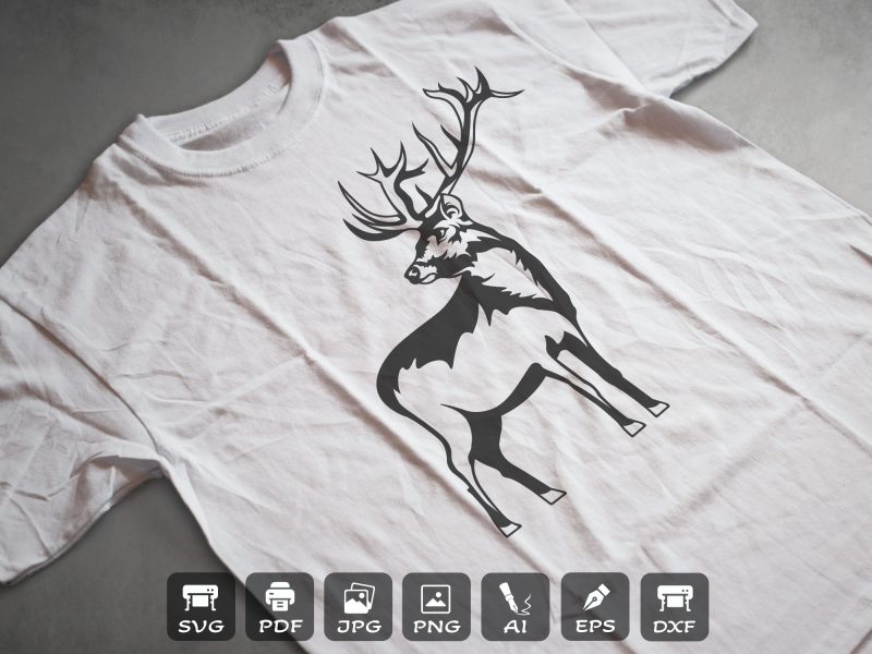 Deer t shirt design