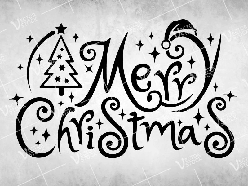 Merry Christmas SVG, Christmas SVG, Christmas Ornaments SVG, Christmas text SVG, Winter SVG, Santa SVG, New ear 2023 SVG