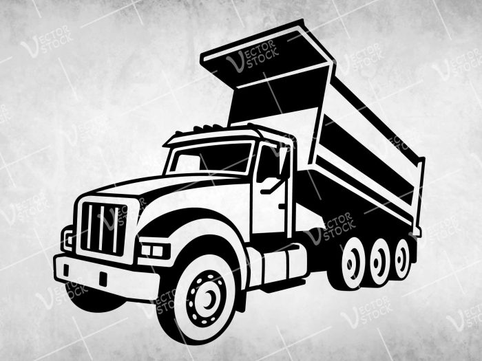 Dump truck unloading SVG, Dump Truck SVG, Construction machines SVG, Truck SVG, Gravel Truck SVG, Sand Truck SVG, Dump truck vector