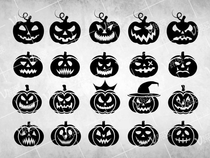 Halloween Pumpkin SVG, Pumpkin Face SVG, Halloween SVG, Scary pumpkin face SVG, Happy halloween SVG, Autumn SVG