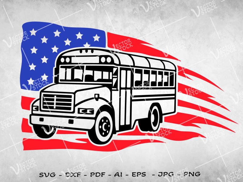 US School Bus svg