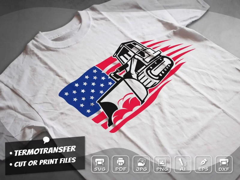 US Bulldozer t-shirt