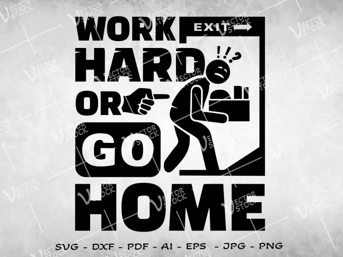 Work hard SVG