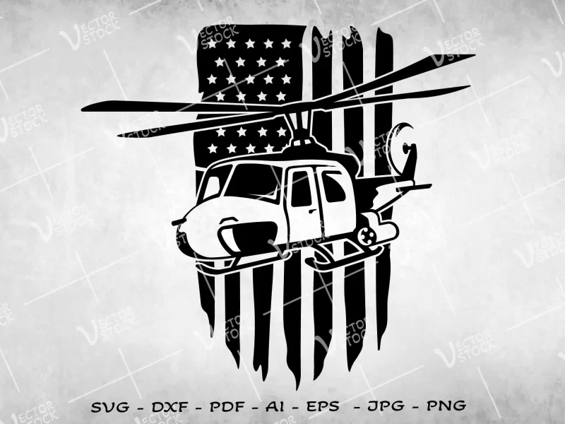 US Helicopter SVG