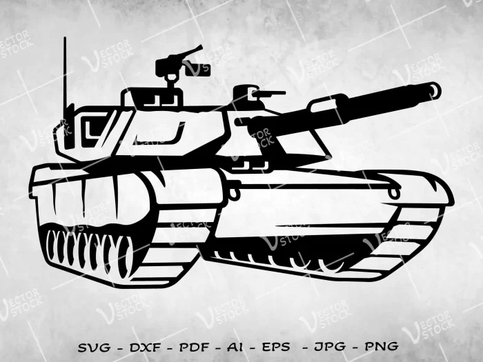 Military tank SVG