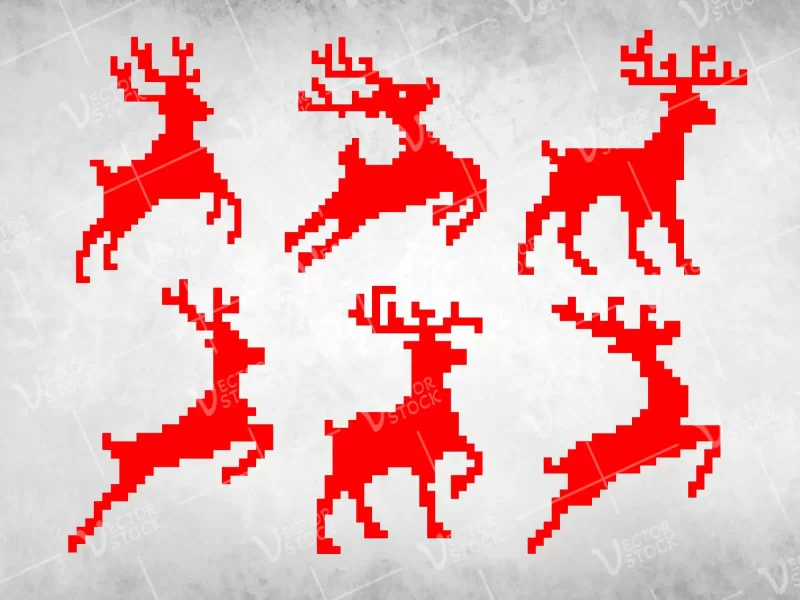 Deer Pattern SVG