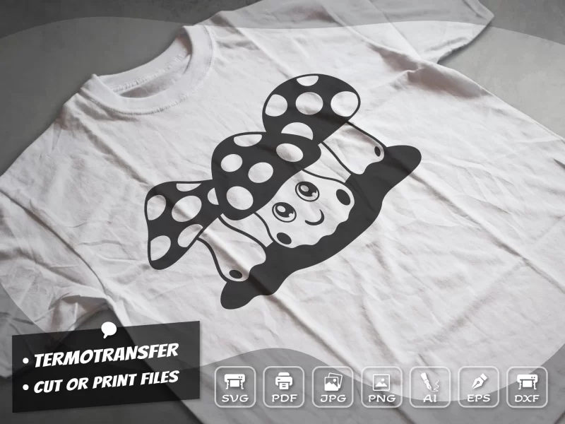 Mushroom SVG t shirt-design