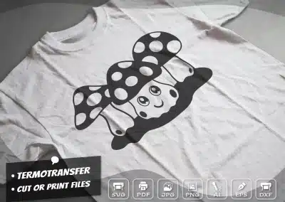 Mushroom SVG t shirt-design
