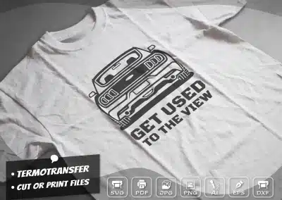 Get Used to the View T- shirt Design