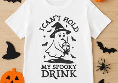 Spooky Ghost Drink SVG