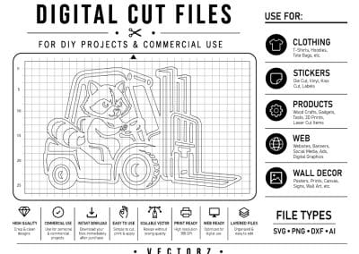 Raccoon-Driving-Forklift-SVG-Info-Sheet